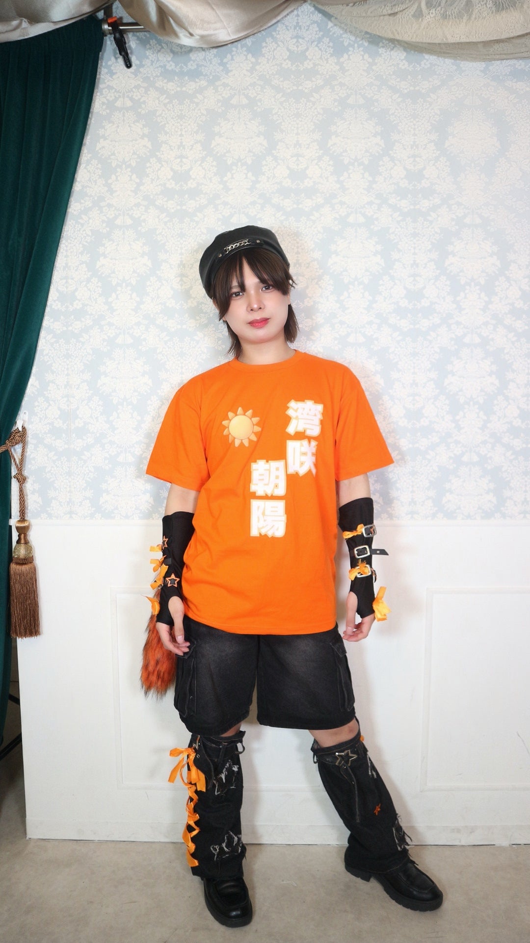 F l o w e r ＊ H o u r　ふらあわ　湾咲朝陽　半袖Tシャツ