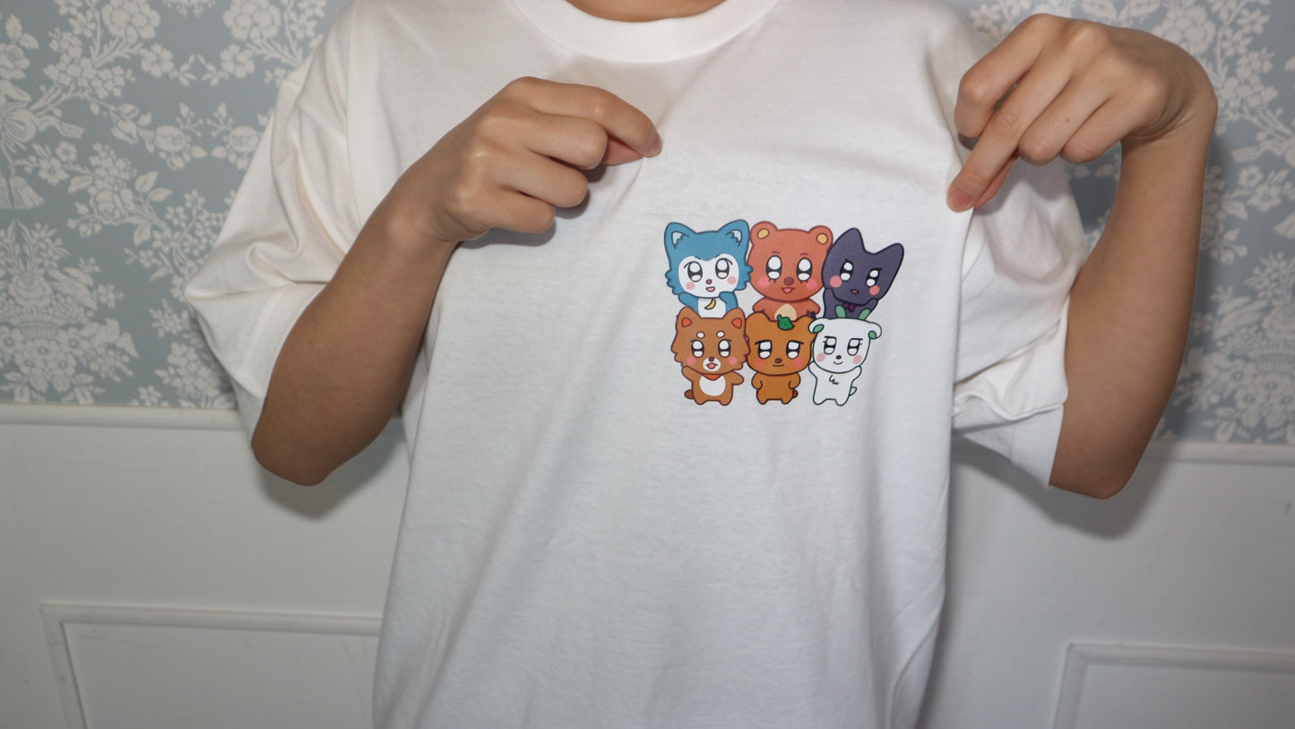F l o w e r ＊ H o u r　ふらあわ　グループ半袖Tシャツ