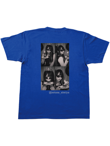 藍宮せつな 2026生誕記念 I ♥ SETUNA Tシャツ（ブルー）