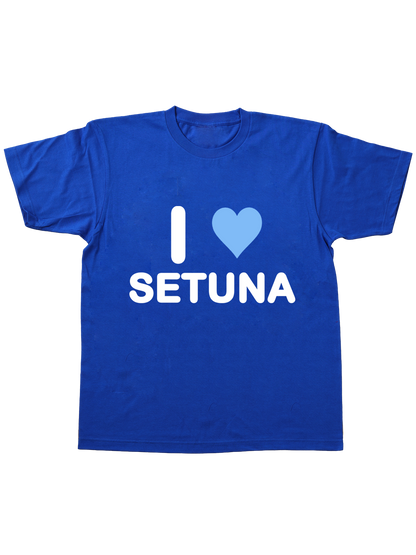 藍宮せつな 2026生誕記念 I ♥ SETUNA Tシャツ（ブルー）