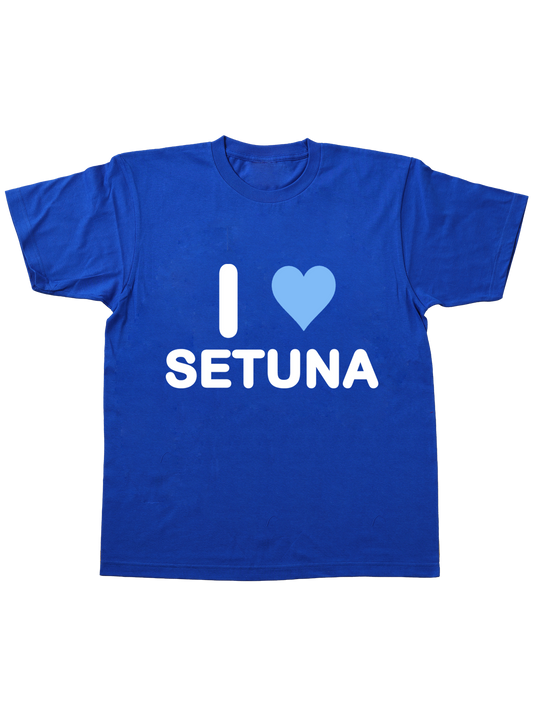 藍宮せつな 2026生誕記念 I ♥ SETUNA Tシャツ（ブルー）